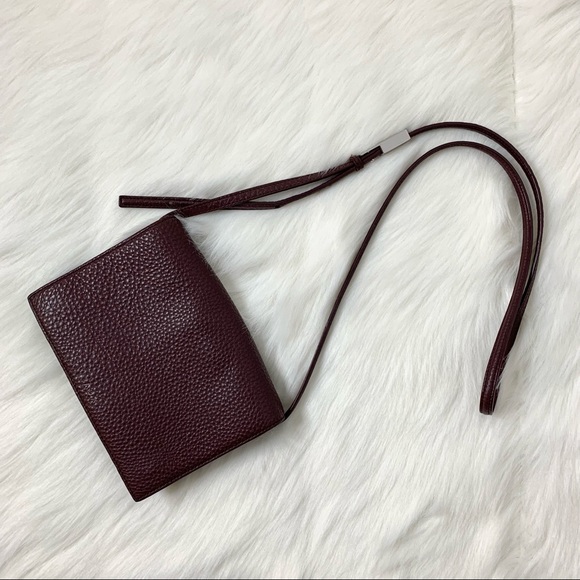 Aritzia Auxiliary Calisch Crossbody Bag Maroon - Picture 3 of 16
